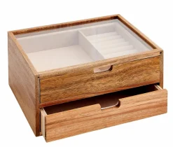 CASA ACACIA Pieds De Table X Set De 2 Naturel