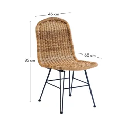 CASA ACACIA Pieds De Table X Set De 2 Naturel