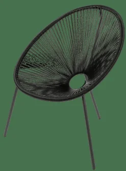 CASA ACAPULCO Chaise Lounge Noir