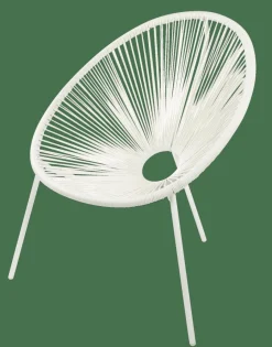 CASA ACAPULCO Chaise Lounge Blanc