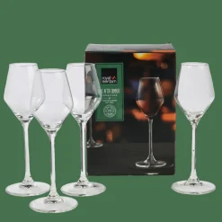 CASA AFTER DINNER Verre à Porto Set De 4 Transparent