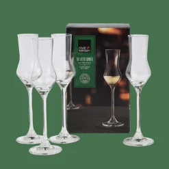 CASA AFTER DINNER Verres à Grappa Set De 4 Transparent