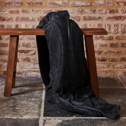 CASA AGNES Plaid Anthracite