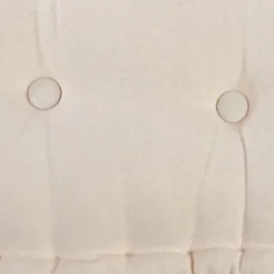 CASA ALDA Coussin Matelas Blanc Cassé