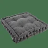 CASA ALIDA Coussin Matelas Gris