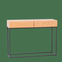 CASA ALMA Table Murale Noir, Naturel