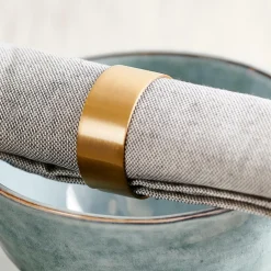 CASA ALU GOLD Rond De Serviette Doré