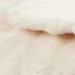 CASA ALVA Plaid Blanc Cassé