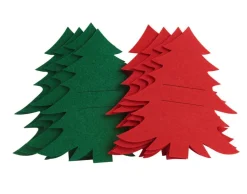 CASA ARBO Porte-couverts Set De 4 Rouge