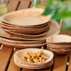 CASA ARECA LEAF Assiettes Set De 6 Naturel