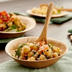 CASA ARECA LEAF Bols Set De 6 Naturel