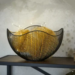 CASA ASTER Corbeille à Fruits Noir