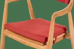 CASA AUGUST Coussin D'assise Rouge