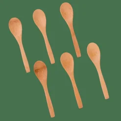 CASA BAMBOO Cuillères Set De 6 Naturel