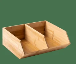 CASA BAMBOO Organisateur Empilable Naturel