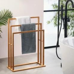CASA BAMBOO Porte-serviettes Naturel