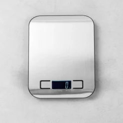 CASA BASIC Balance De Cuisine Digital Métal, Argent