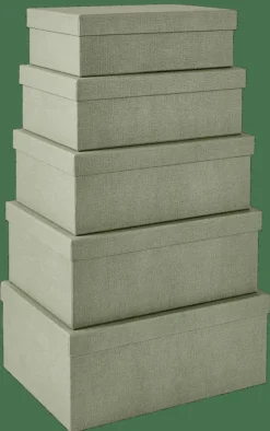 CASA BIGSO Boîte De Rangement L Menthe