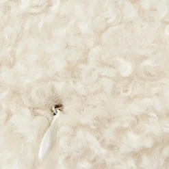 CASA BIJU Coussin Blanc Cassé