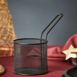 CASA BLACK Panier à Servir Noir