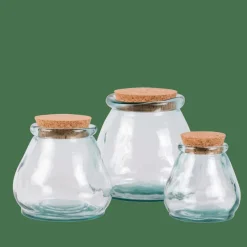 CASA BOLSO Pot à Provisions 1,5 L Transparent