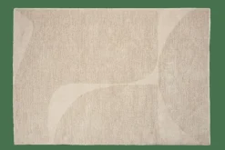 CASA BOWA Tapis Beige, Blanc Cassé