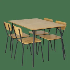 CASA BRODY Chaise De Salle à Manger Naturel