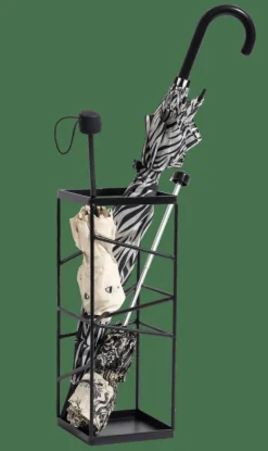 CASA CAOS Bac à Parapluies Noir