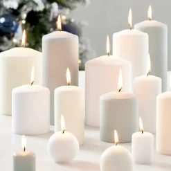 CASA CILINDRO Bougie Cylindrique Blanc