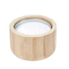 CASA CITRONELLA WOOD Bougie De Jardin Blanc
