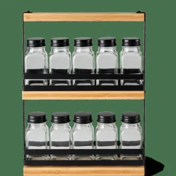 CASA COMPACT Support à épices Noir