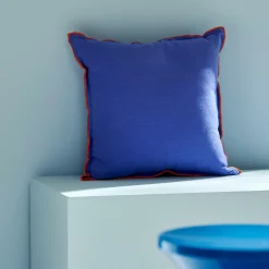CASA CORI Coussin Bleu