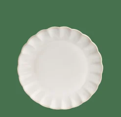 CASA DAHLIA Assiette Blanc