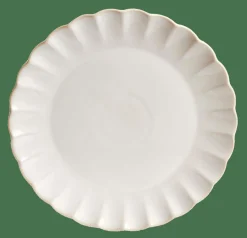 CASA DAHLIA Assiette Blanc