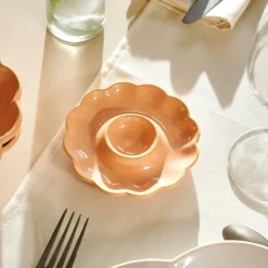 CASA DAHLIA Assiette Blanc