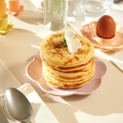 CASA DAHLIA Assiette Mauve Clair