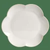 CASA DAHLIA FLOWER Assiette Blanc