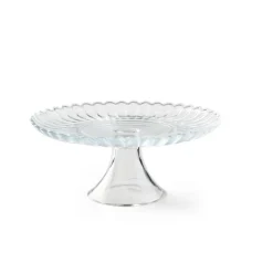 CASA DAHLITA Plat à Gâteau Transparent