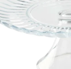 CASA DAHLITA Plat à Gâteau Transparent