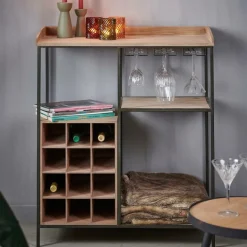 CASA DAMIAN Étagère Murale Noir