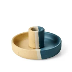 CASA DESERT Bougeoir Bleu