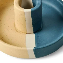 CASA DESERT Bougeoir Bleu