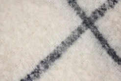 CASA DIAMA Plaid Blanc