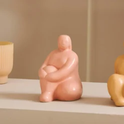 CASA DIVA Déco En Céramique Rose