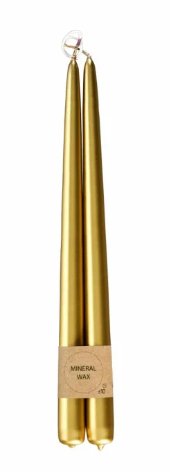 CASA DUO Bougies Dîner Set De 2 Brun