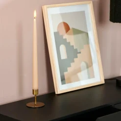 CASA DUO Bougies Dîner Set De 2 Rouge