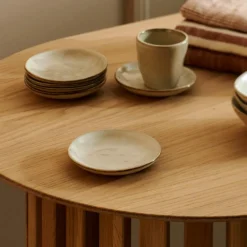 CASA EARTH MARL Assiette Crème