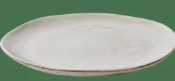 CASA EARTH MARL Assiette Plate Crème