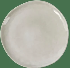 CASA EARTH MARL Assiette Plate Crème