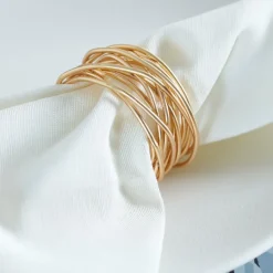 CASA ECO DRIED FLOWER Set De 20 Serviettes Multicolore